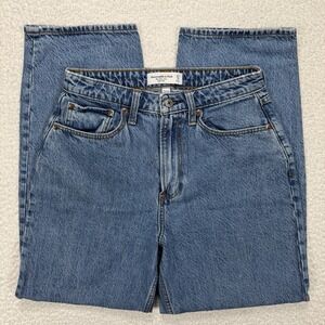 Abercrombie & Fitch The Taper Jean Women's 27x27.5  High Rise Curve Love Y2K
